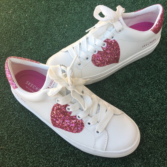 skechers side street pink